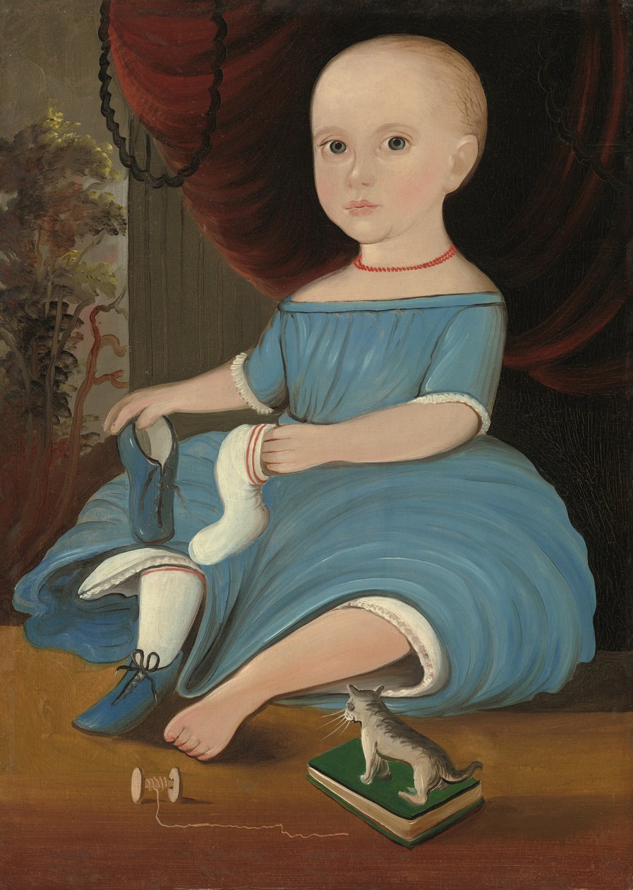 Dziecko w kolorze niebieskim, ok. 1845. autorstwa William Matthew Prior