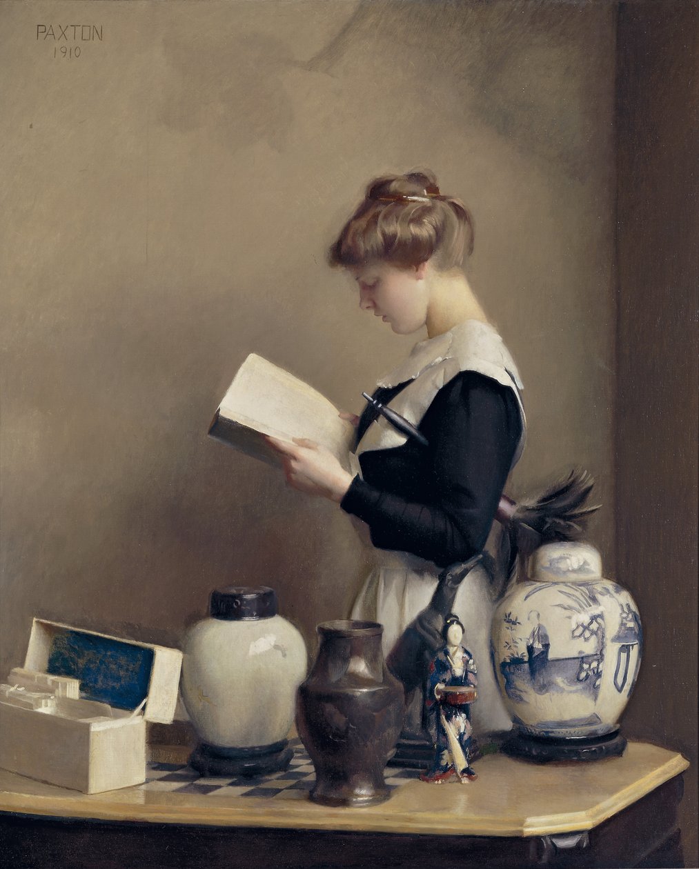 Pokojówka, 1910 autorstwa William McGregor Paxton