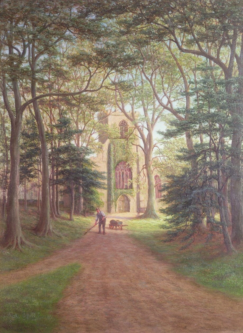 Kościół Harewood, Yorkshire autorstwa William Mellor