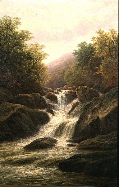 Na Lledr (olej na płótnie) autorstwa William Mellor
