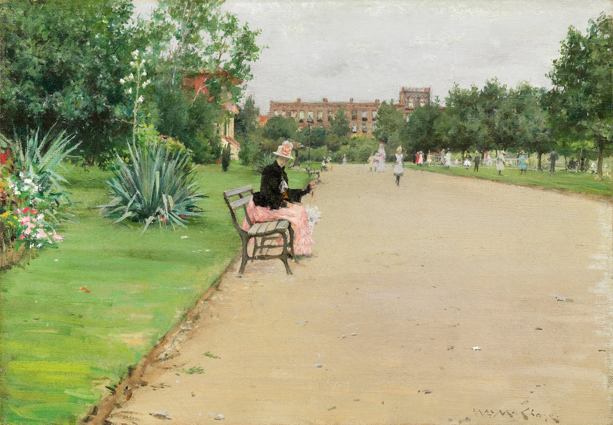 Park Miejski, ok. godz. 1887. autorstwa William Merritt Chase