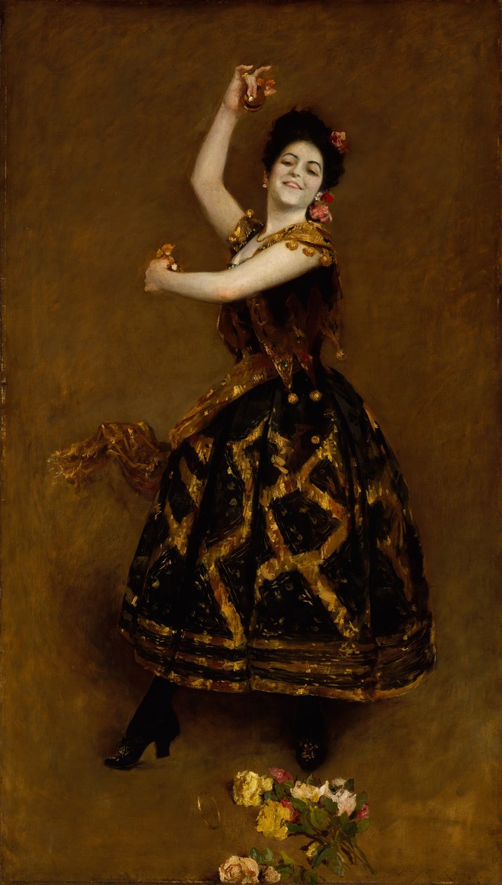 Carmencita, 1890. autorstwa William Merritt Chase