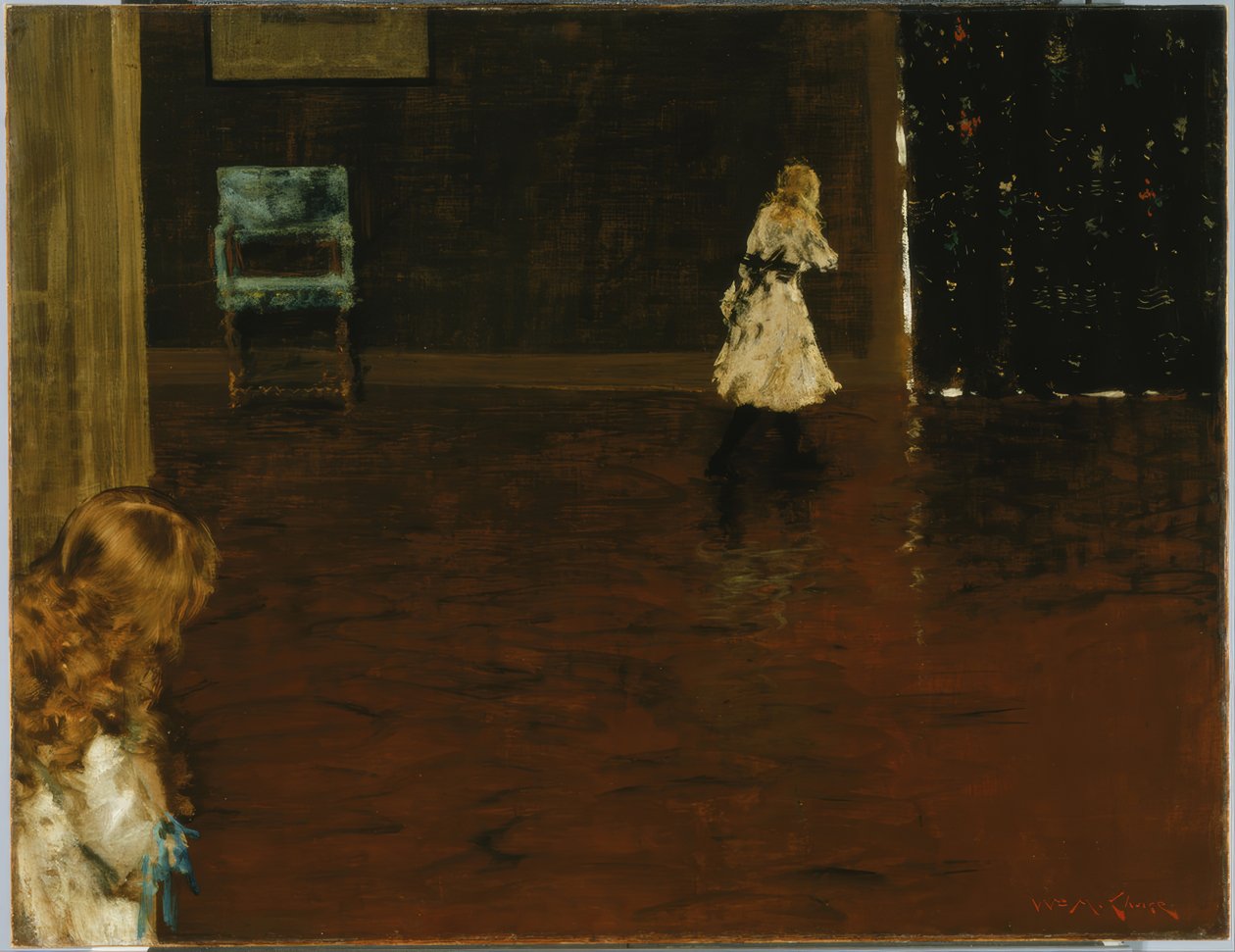 Zabawa w chowanego autorstwa William Merritt Chase
