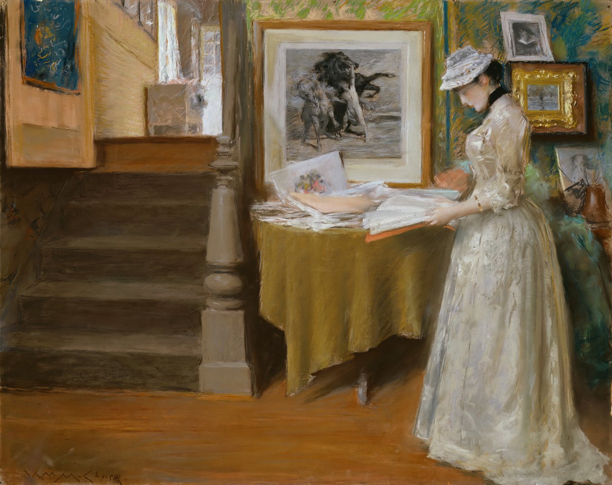 W Pracowni ok. godz. 1892-1893. autorstwa William Merritt Chase