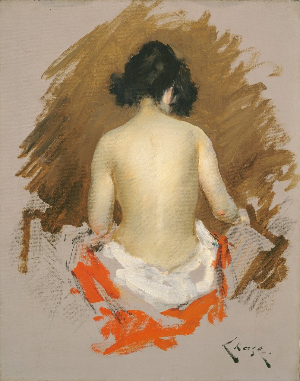 Akt, ok. 1901. autorstwa William Merritt Chase