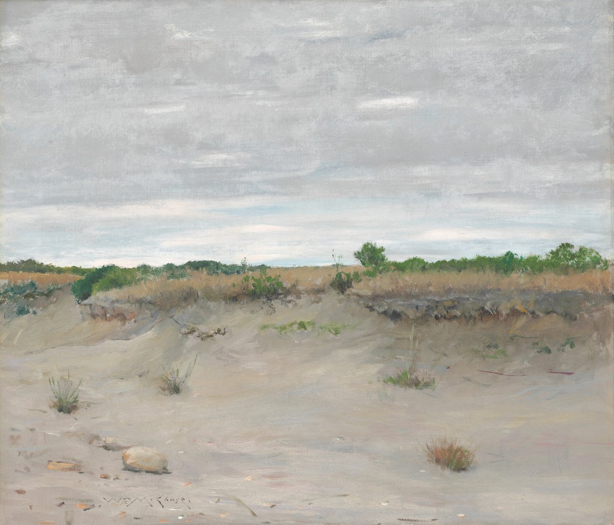 Piaski smagane wiatrem, 1894. autorstwa William Merritt Chase
