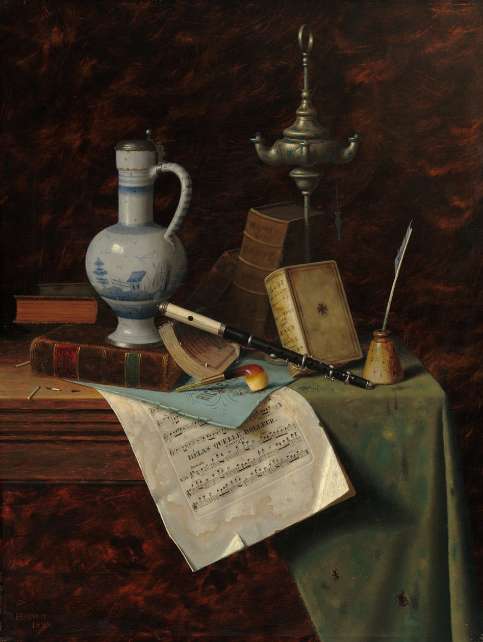 Moje klejnoty, 1888. autorstwa William Michael Harnett