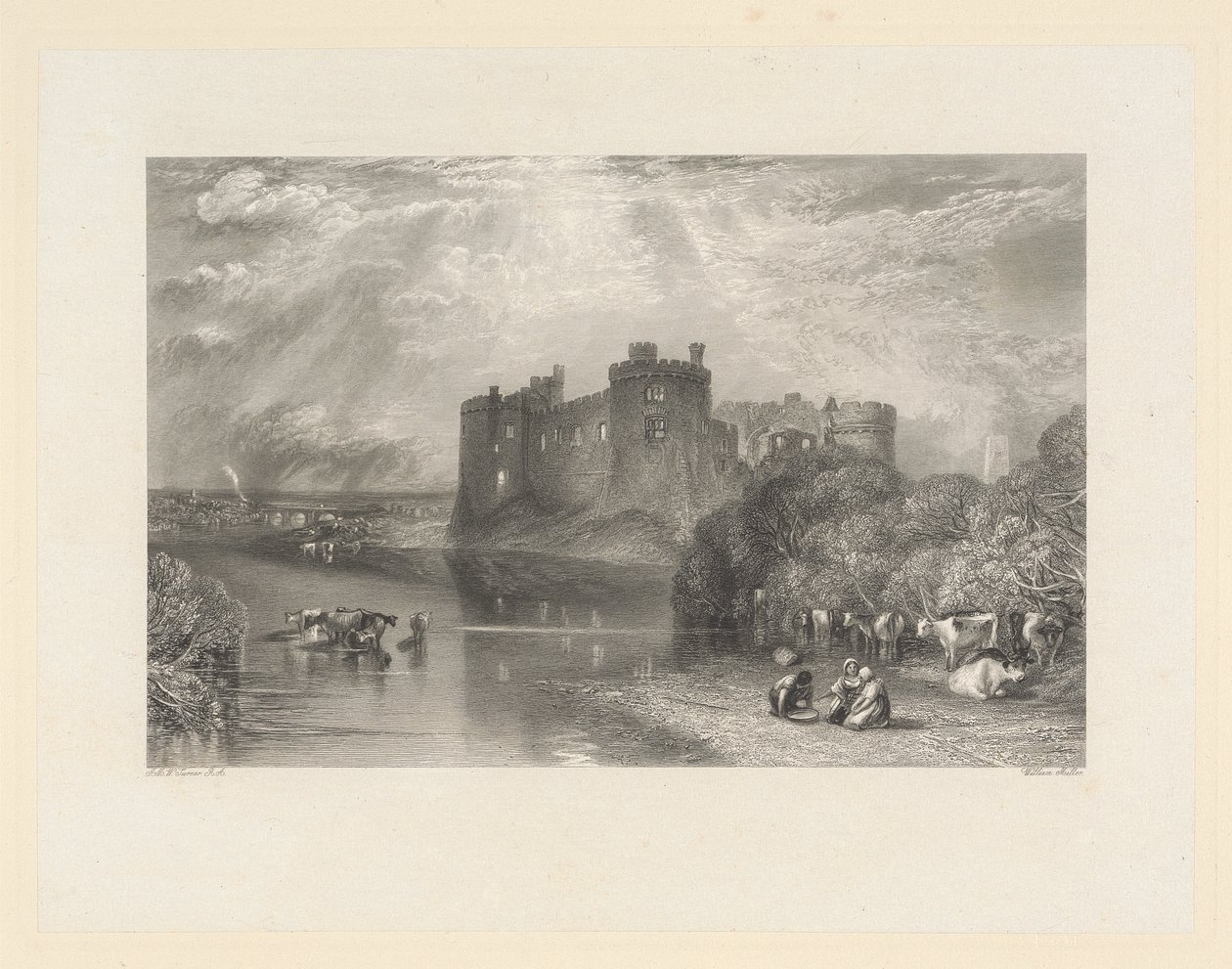 Zamek Carew, Pembroke autorstwa William Miller