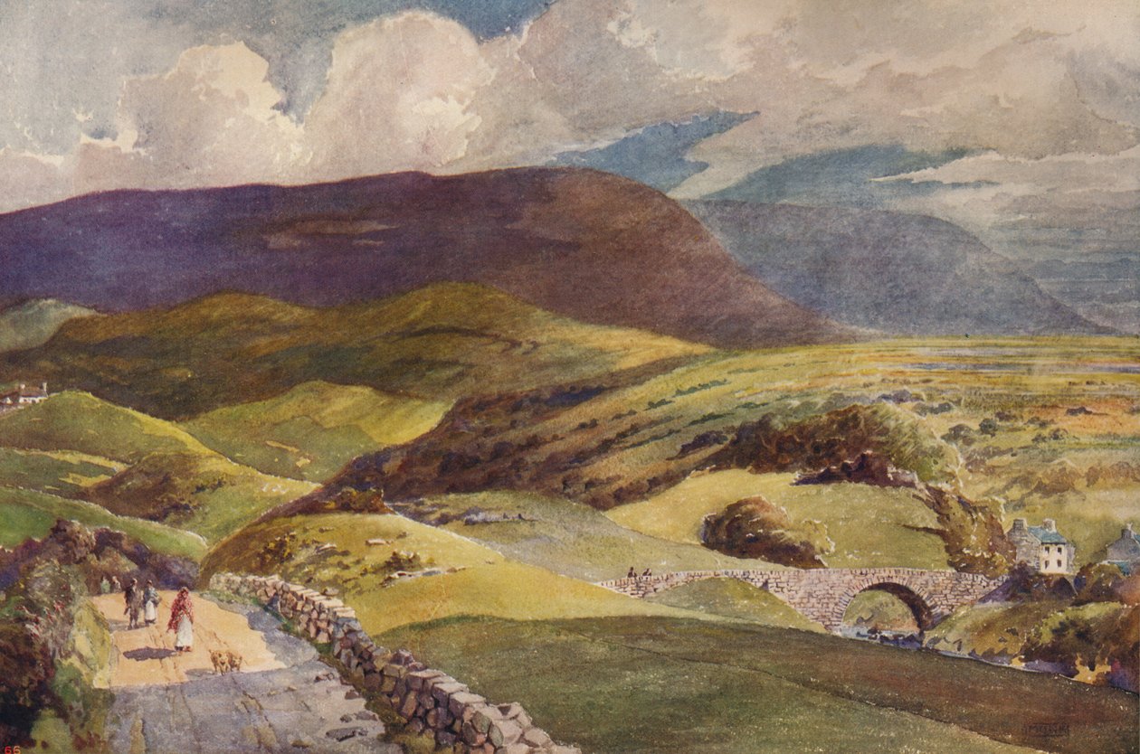 Krajobraz w Donegal, ok. 1915 r. autorstwa William Monk