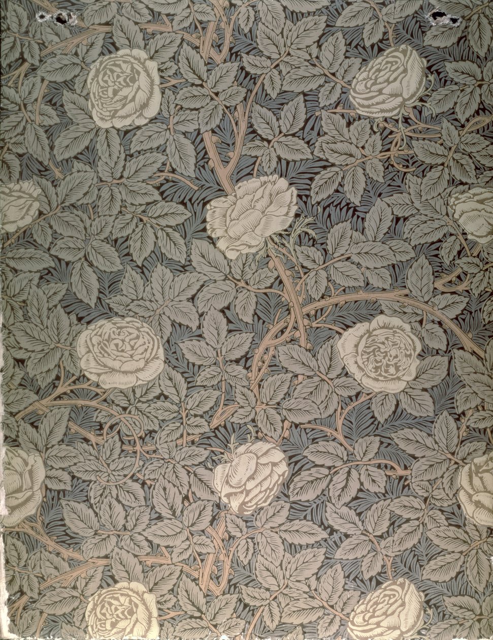 Projekt tapety „Róża-90” autorstwa William Morris