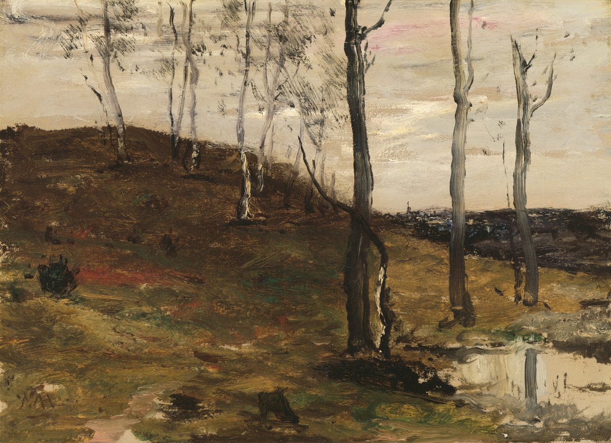 Wzgórze z drzewami, 187278. autorstwa William Morris Hunt