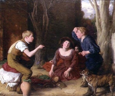 Tyłek, strzelanie z wiśni autorstwa William Mulready