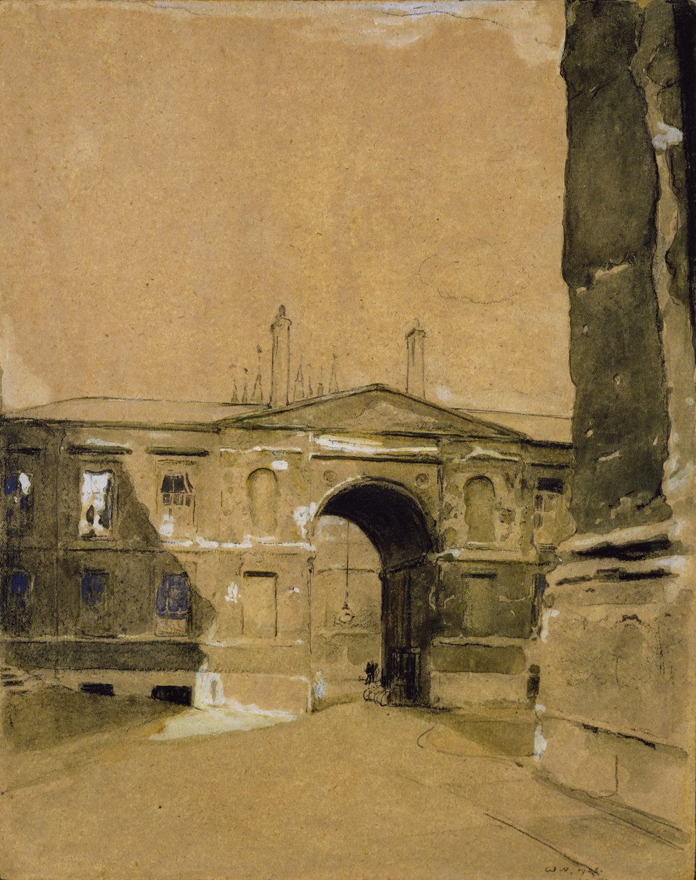 Canterbury Gate, Christ Church, Oxford autorstwa William Nicholson