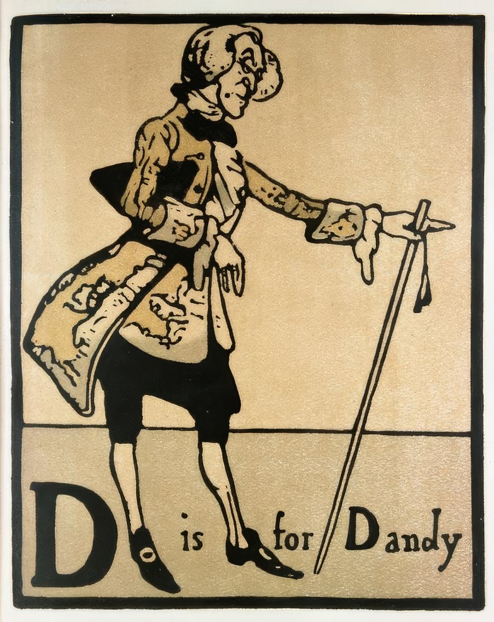 D jak Dandy autorstwa William Nicholson