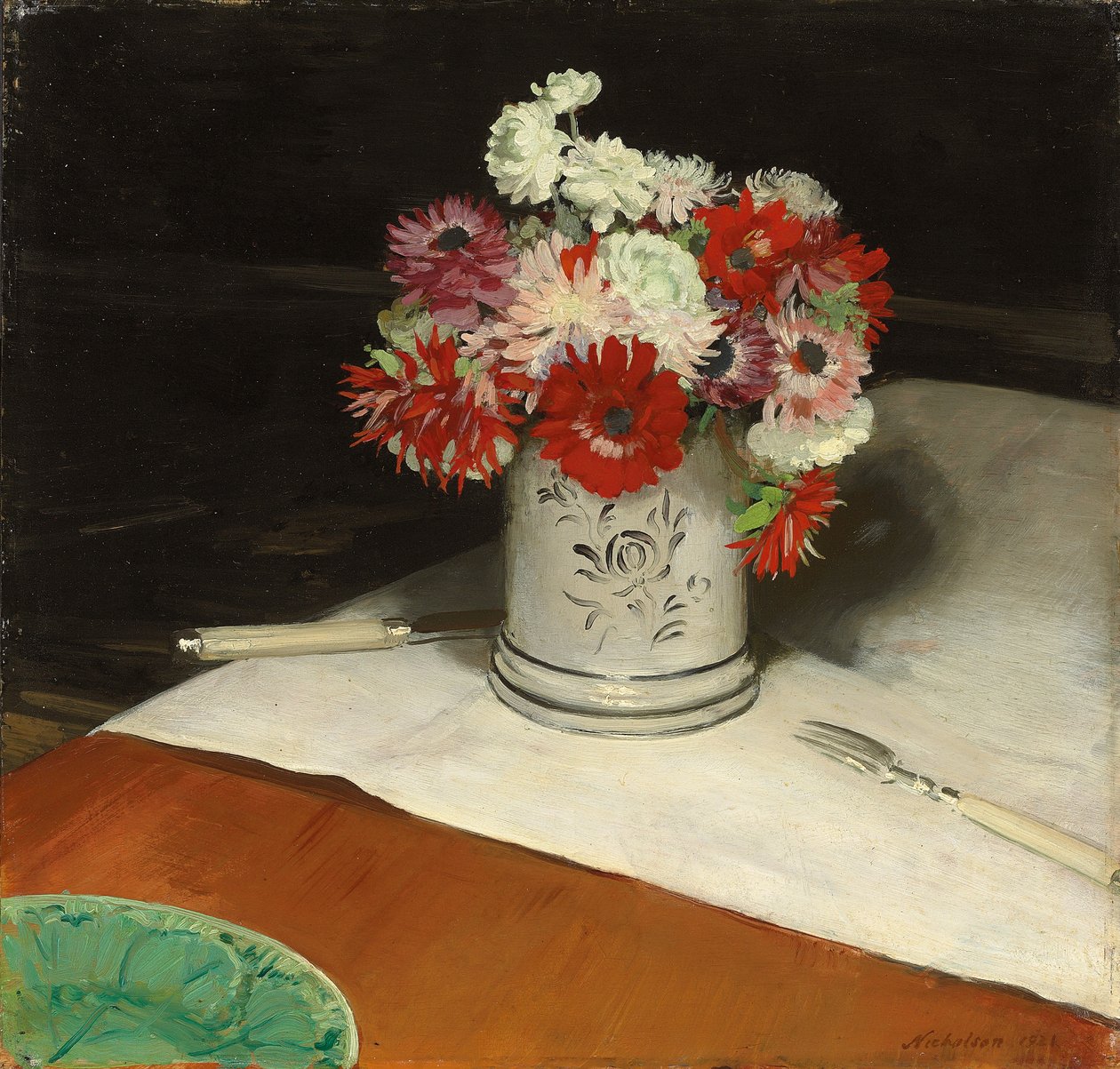 Podwójne Anemony autorstwa William Nicholson