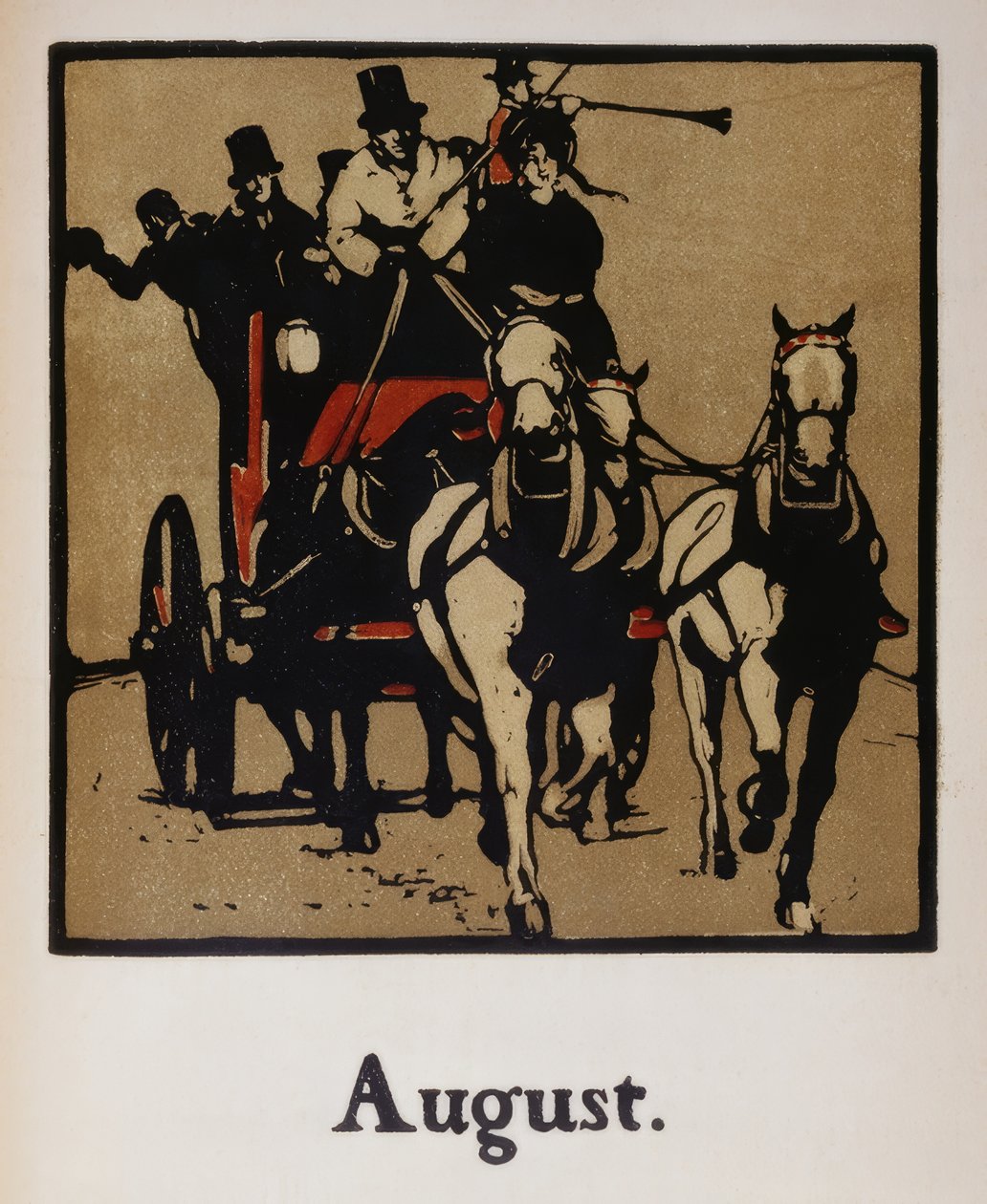 Przejażdżka bryczką (pracowitość) autorstwa William Nicholson