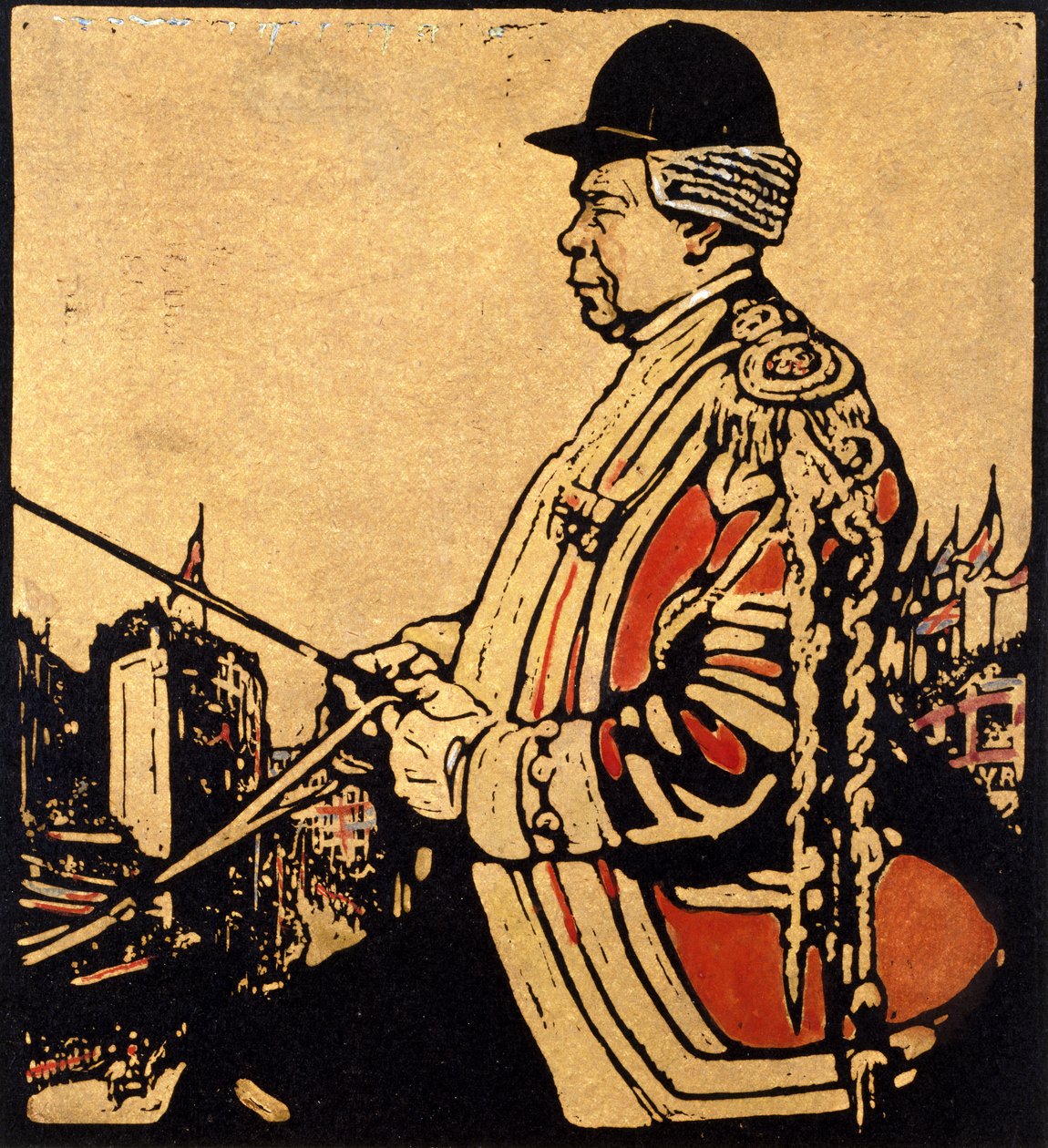 Woźnica królowej Wiktorii (drzewo) autorstwa William Nicholson