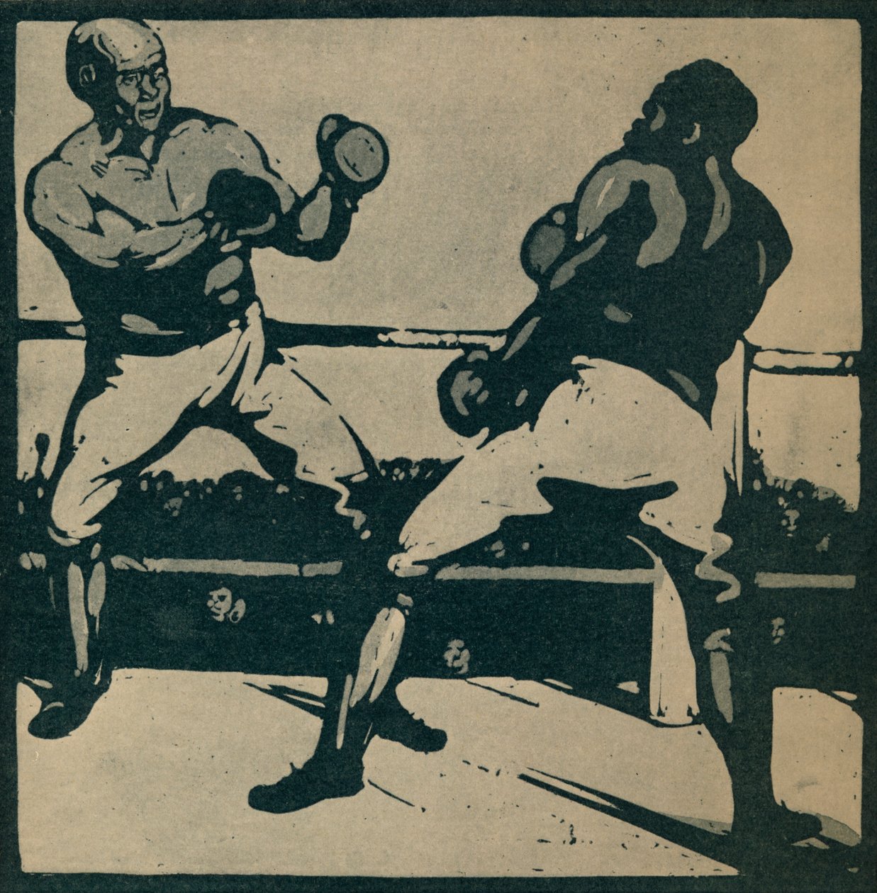 Bokserzy, 1898, 1935. autorstwa William Nicholson