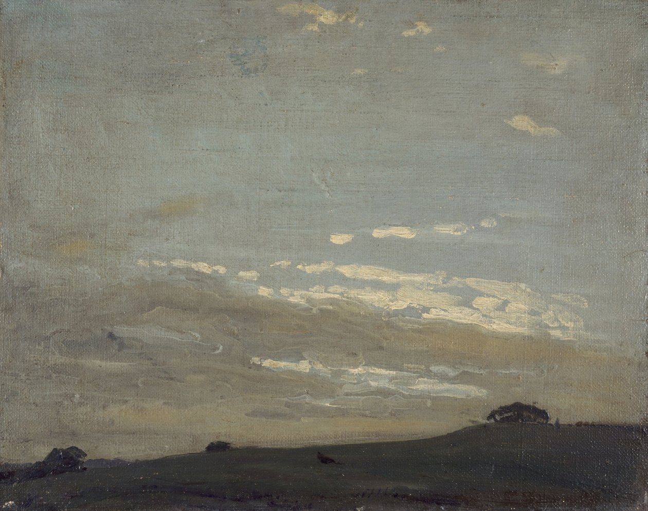 Srebrny zachód słońca, 1909-1910. autorstwa William Nicholson