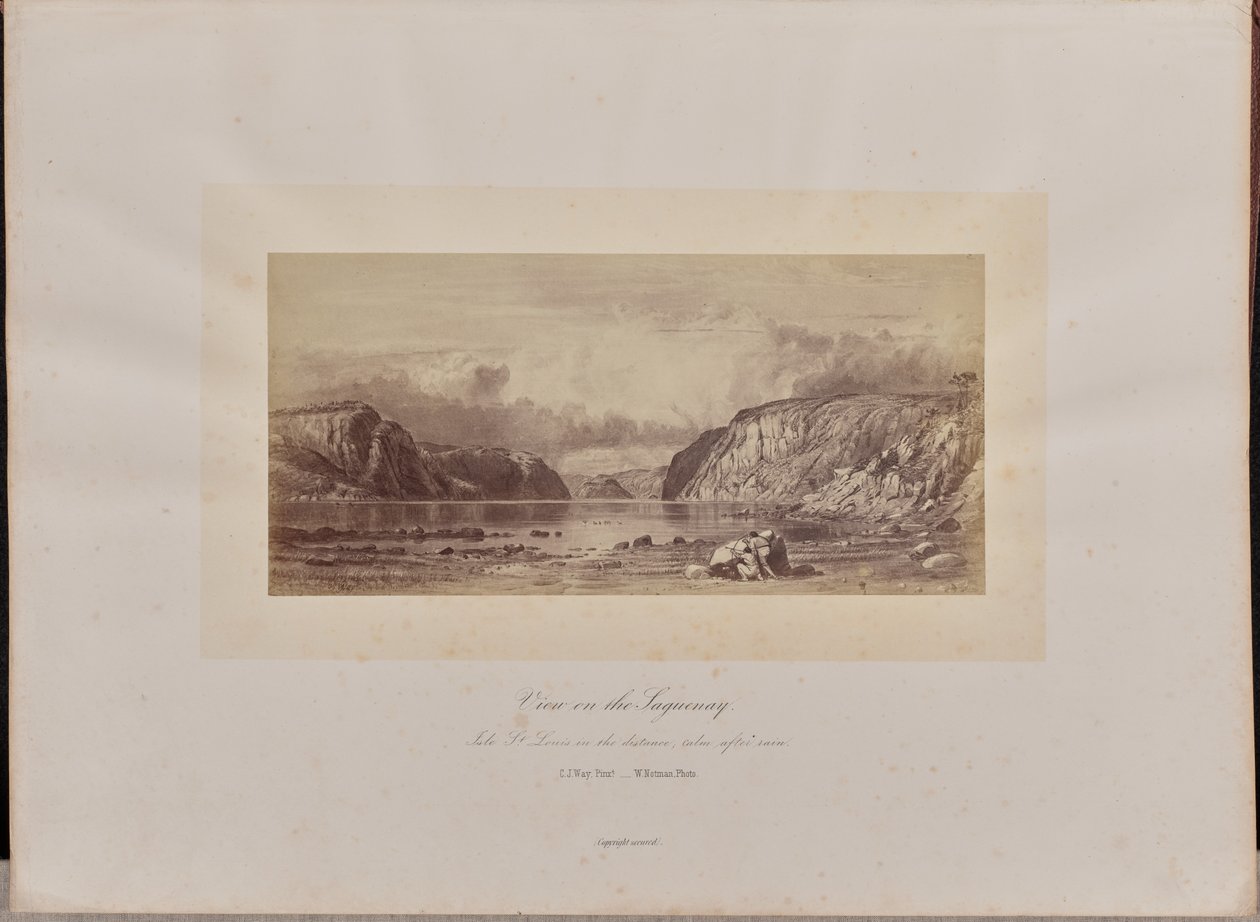 Widok na Saguenay autorstwa William Notman