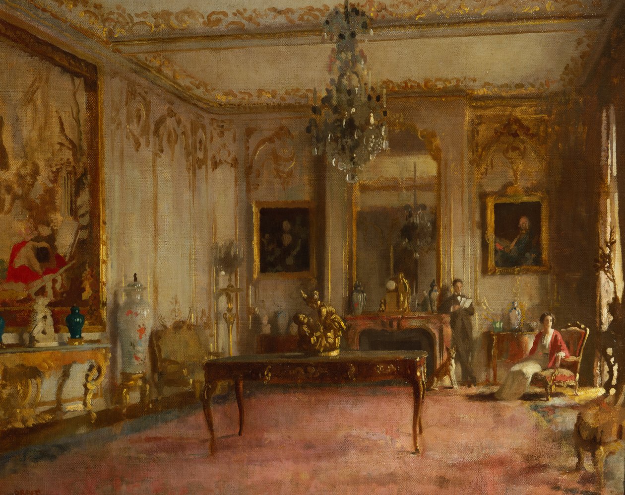 Wnętrze Park Lane autorstwa William Orpen