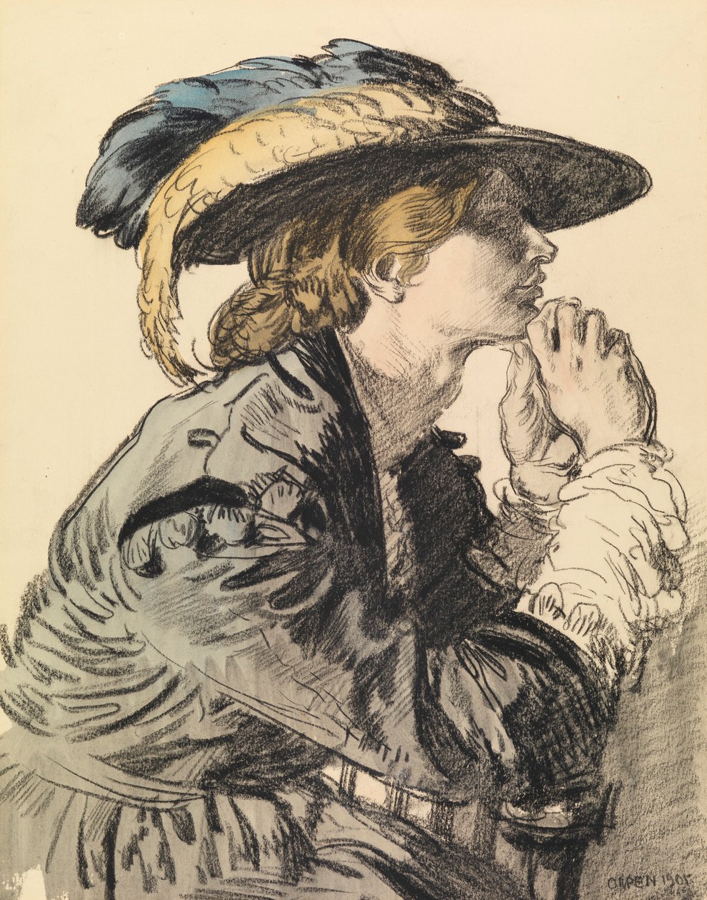 Ladypolishin muotokuva autorstwa William Orpen