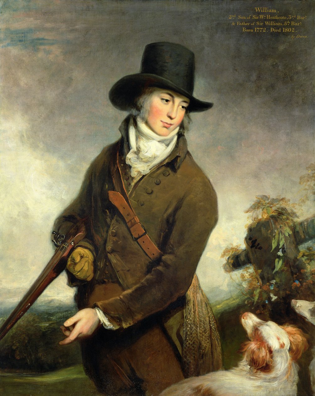 Wielebny William Heathcote (1772-1802) (olej na płótnie) autorstwa William Owen