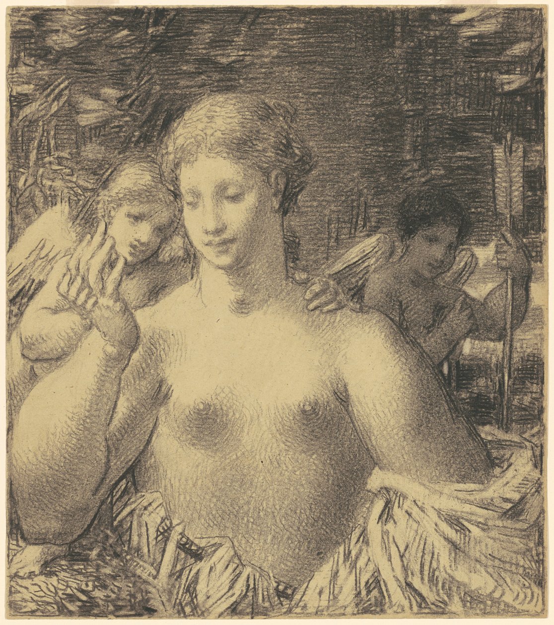 Akt z Cherubinami autorstwa William P. Babcock