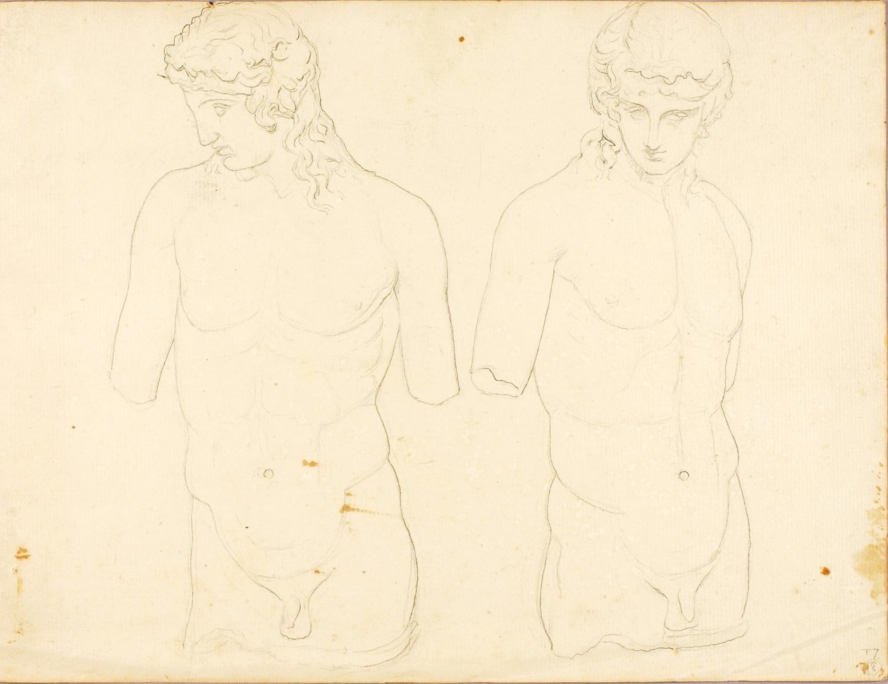Eros (Watykan nr 250), dwa widoki autorstwa William Page