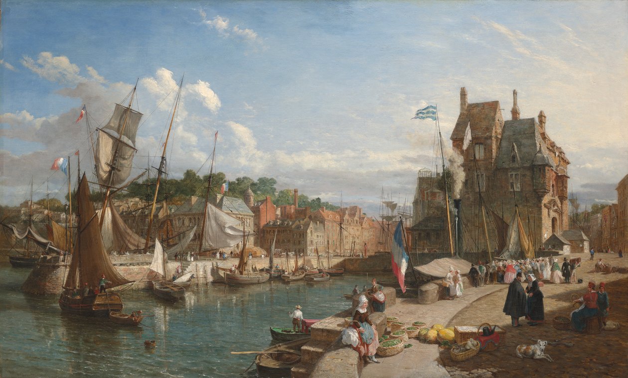 Honfleur, Normandiapolonesa autorstwa William Parrott