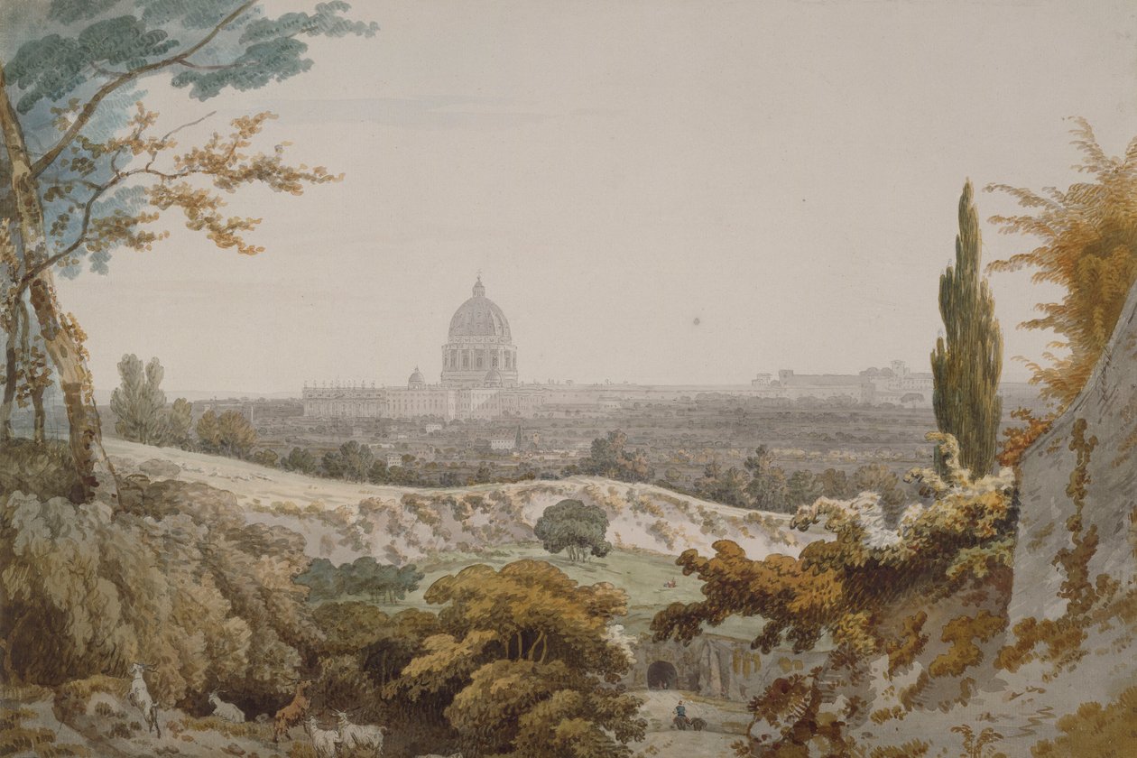 Św. Piotra, Rzym, 1776 r. autorstwa William Pars