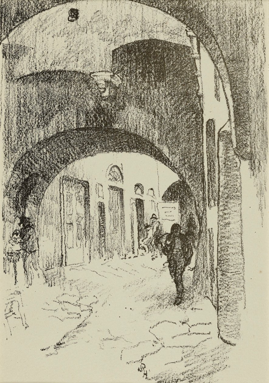 Łuki, Via Strozzi autorstwa William Penhallow Henderson