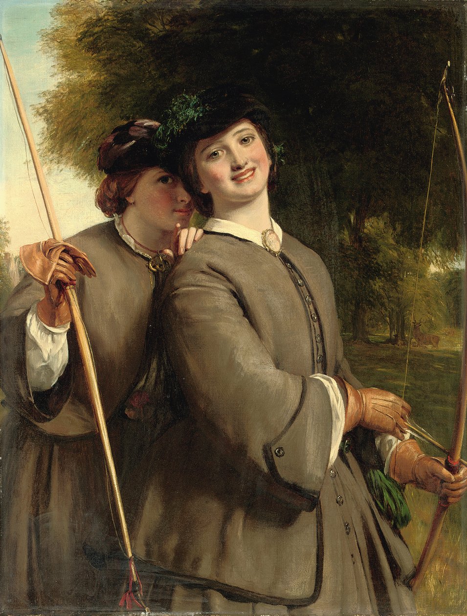 Łucznicy autorstwa William Powell Frith