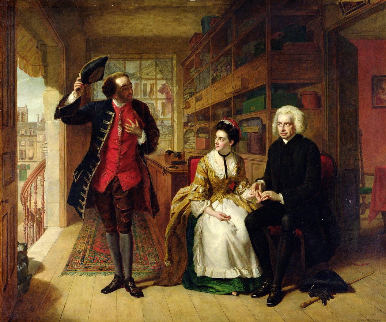 Puls, mąż, 1869 autorstwa William Powell Frith