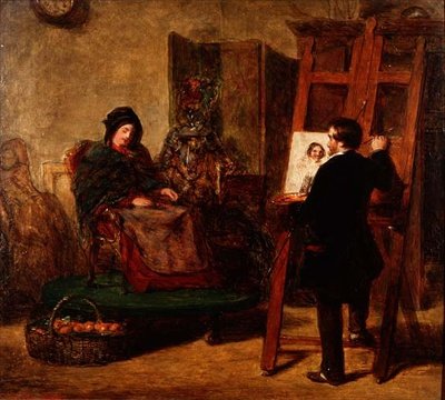 Śpiący model autorstwa William Powell Frith