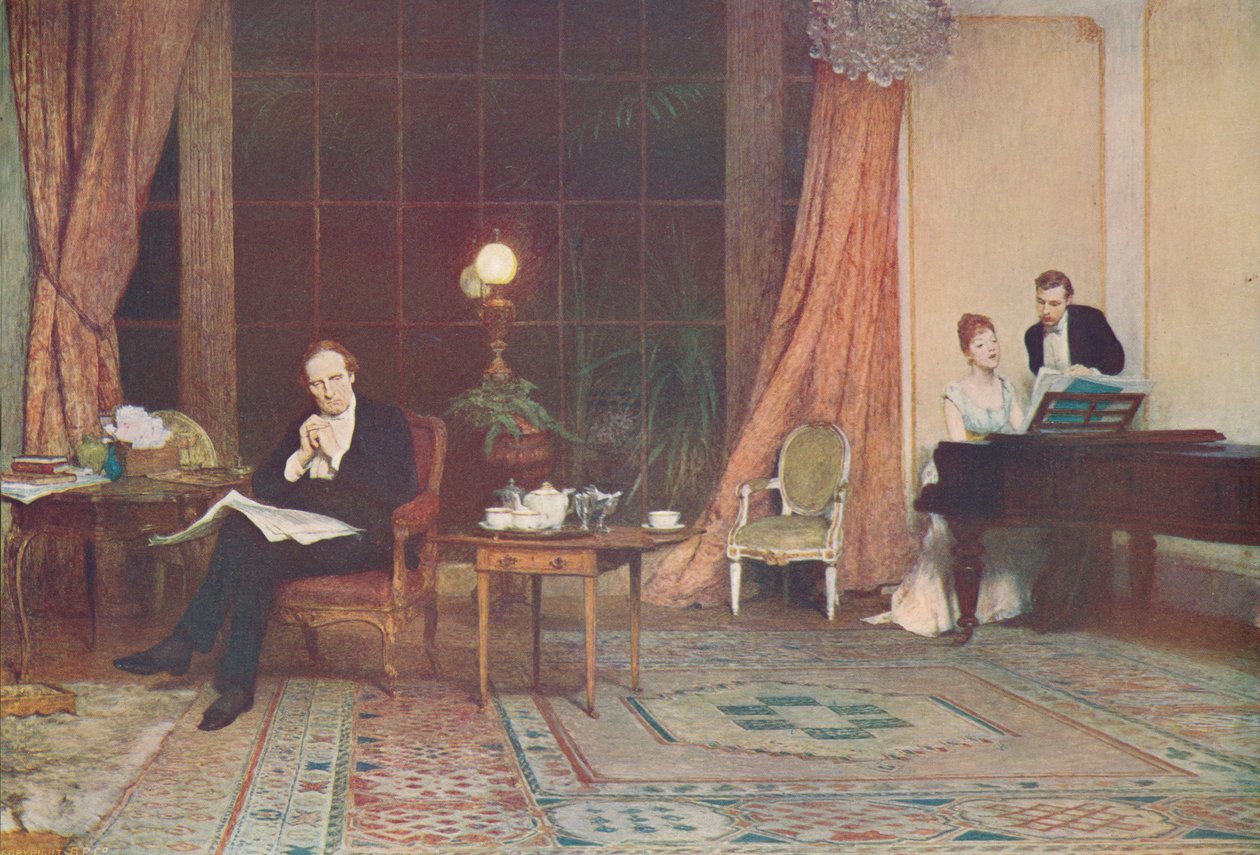 Głos jej matki, ok. 1888, ok. 1900. autorstwa William Quiller Orchardson