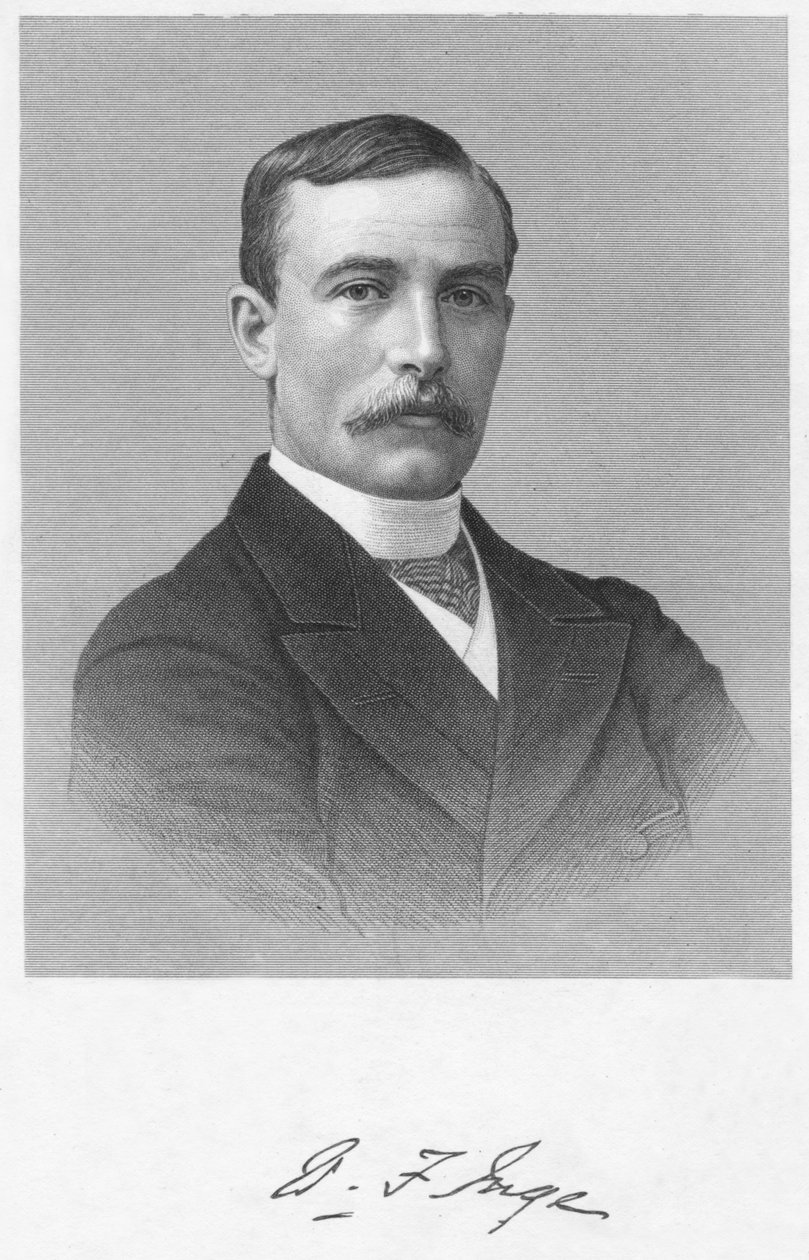 WF Inge, 1893. autorstwa William Roffe