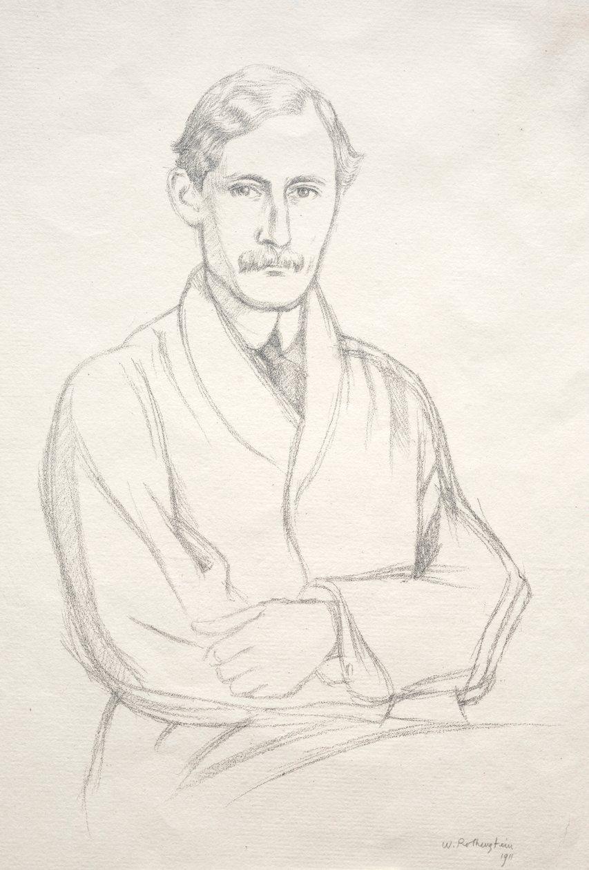 J.E. Spingarn autorstwa William Rothenstein