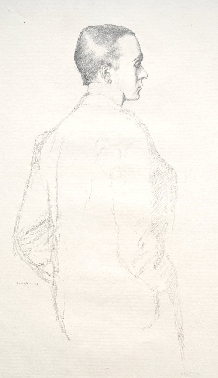 Max Beerbohm autorstwa William Rothenstein