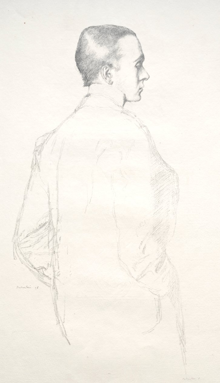 Maxa Beerbohma, 1898. autorstwa William Rothenstein