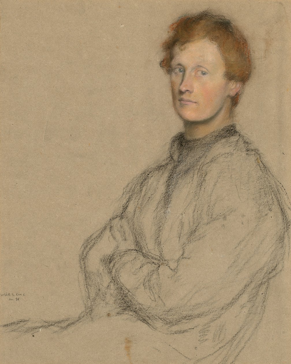 Portret Charlesa Haselwooda Shannona (1863-1937) autorstwa William Rothenstein