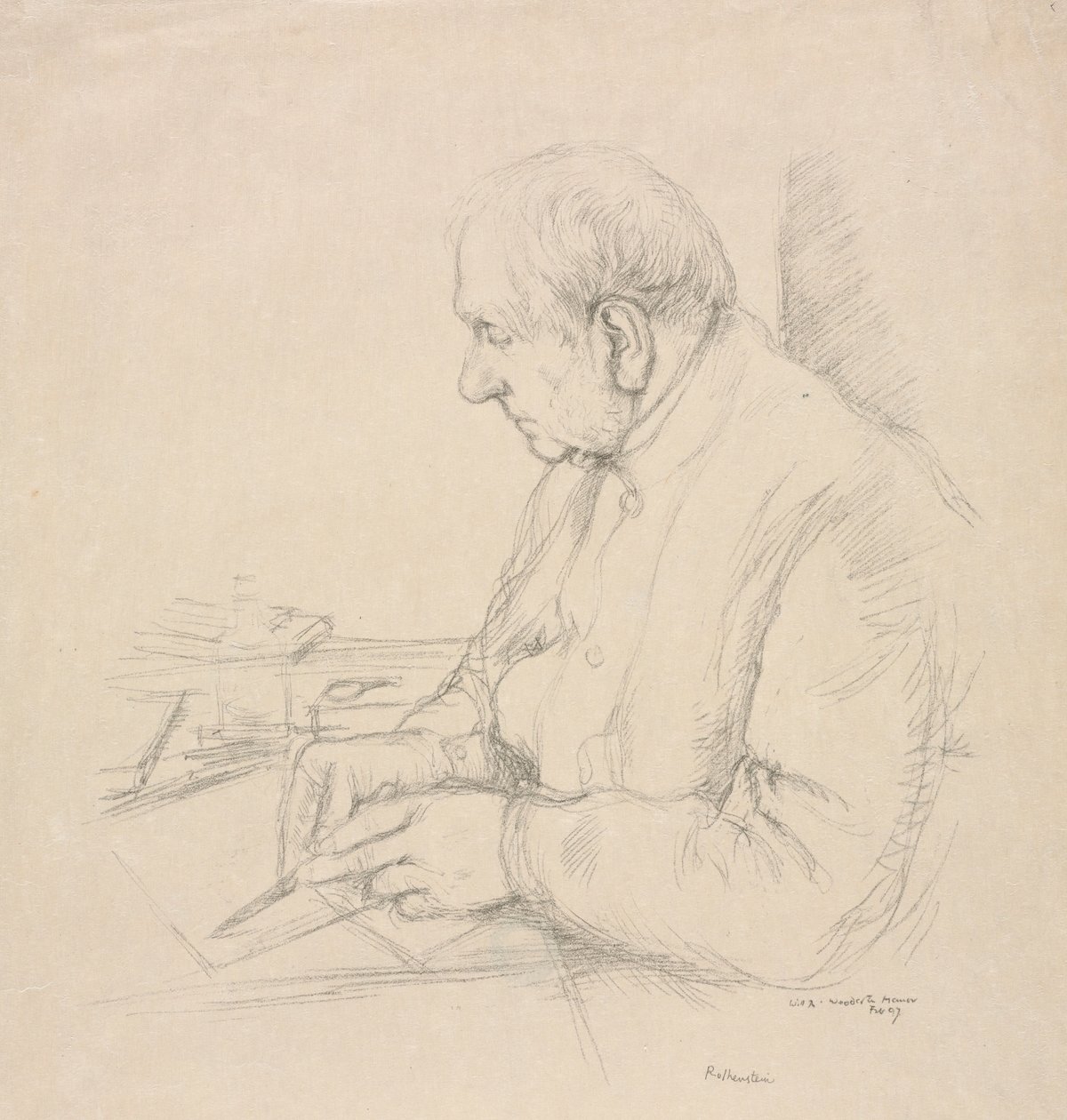 Sir Francis Seymour Haden, 1897. autorstwa William Rothenstein