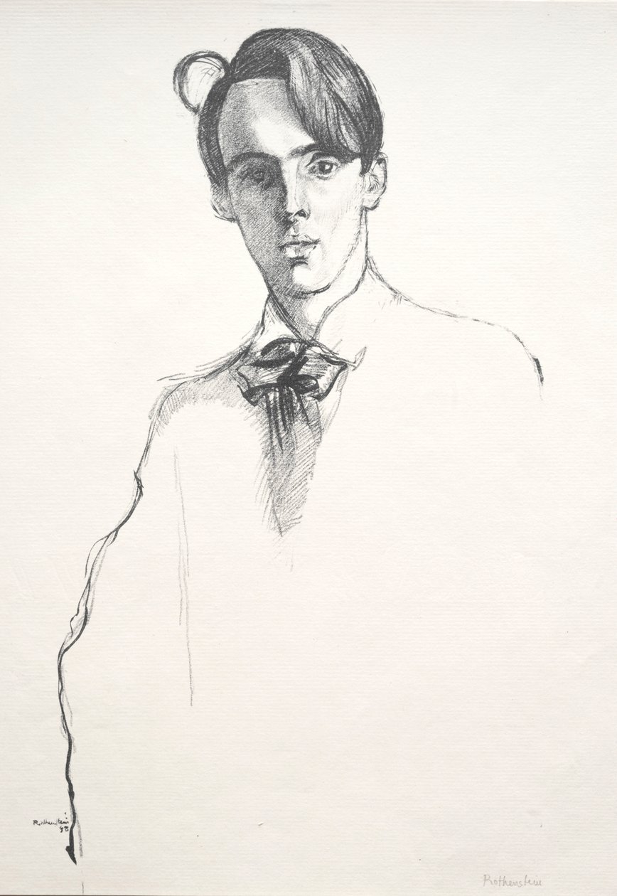 William Butler Yeats, 1898. autorstwa William Rothenstein