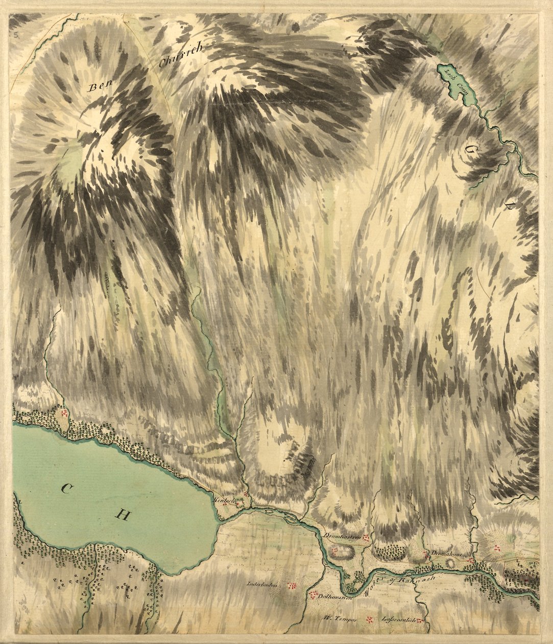 Roy Military Survey of Scotland autorstwa William Roy