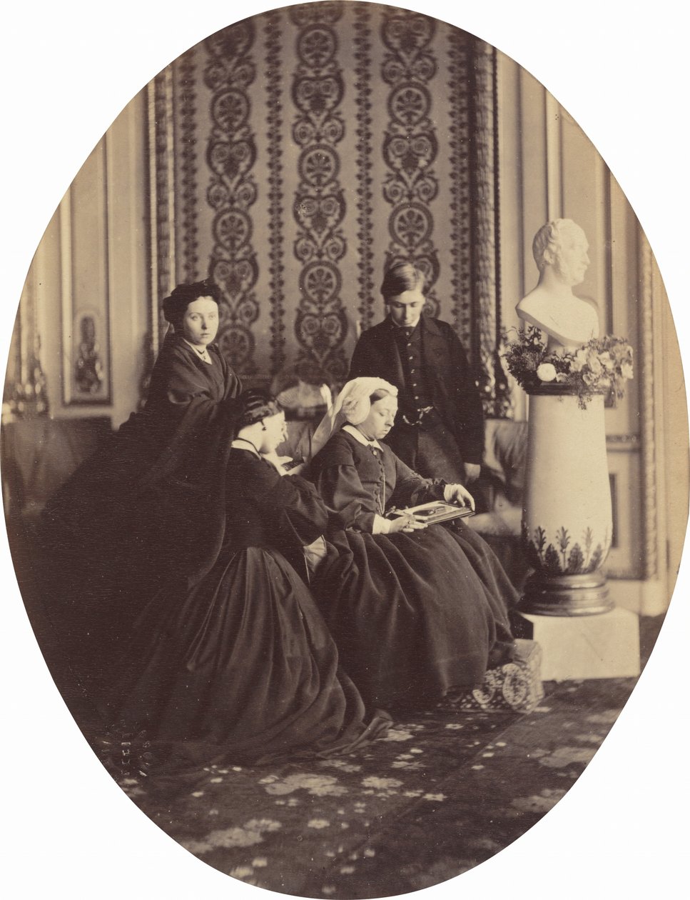 Królowa Wiktoria w żałobie, 1862. autorstwa William Samuel Bambridge