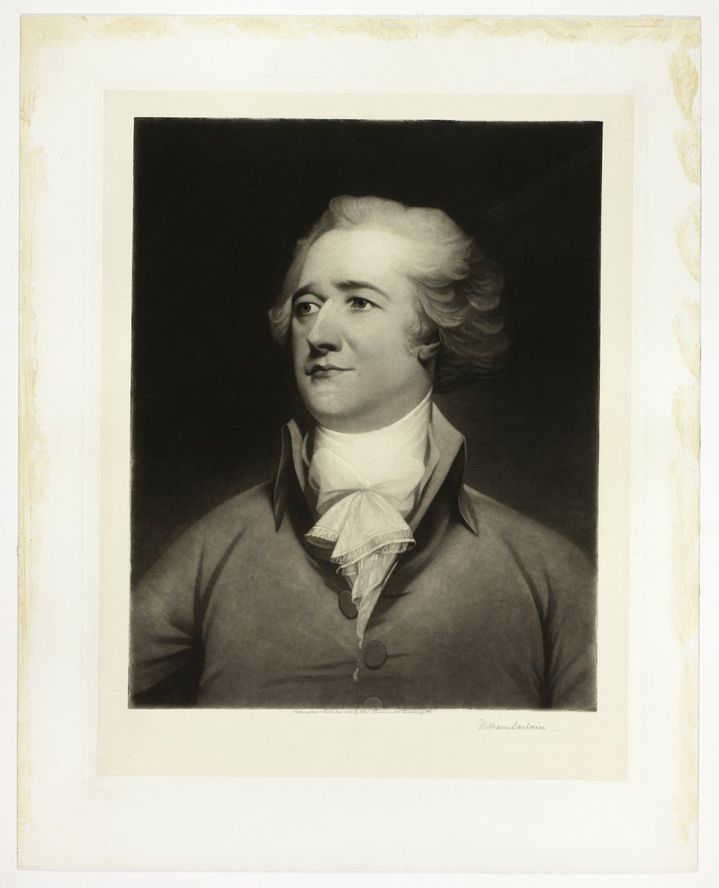 Portret Aleksandra Hamiltona autorstwa William Sartain