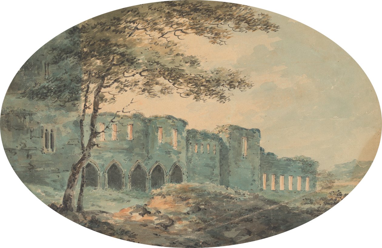 ruiny opactwa autorstwa William Sawrey Gilpin