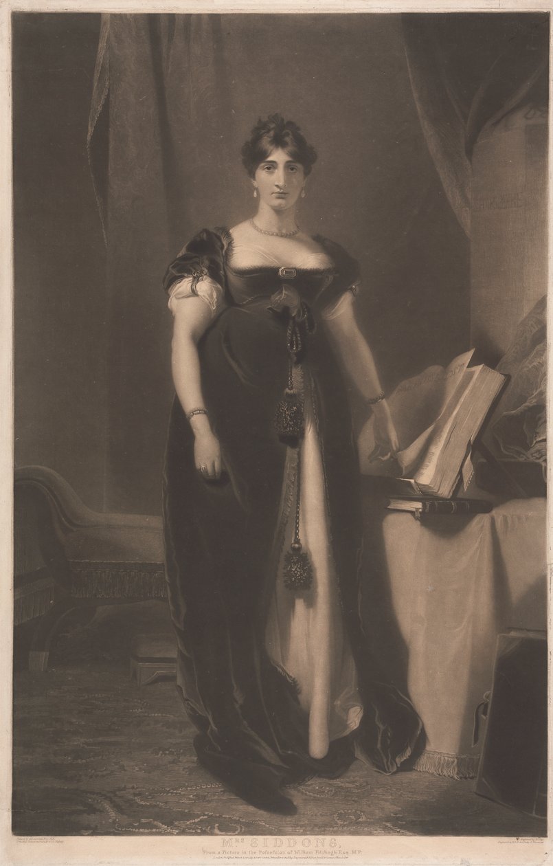 Pani Siddons autorstwa William Say