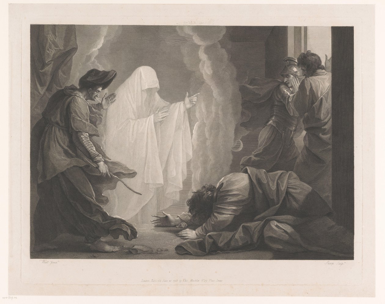 Saul i wiedźma z Endor autorstwa William Sharp