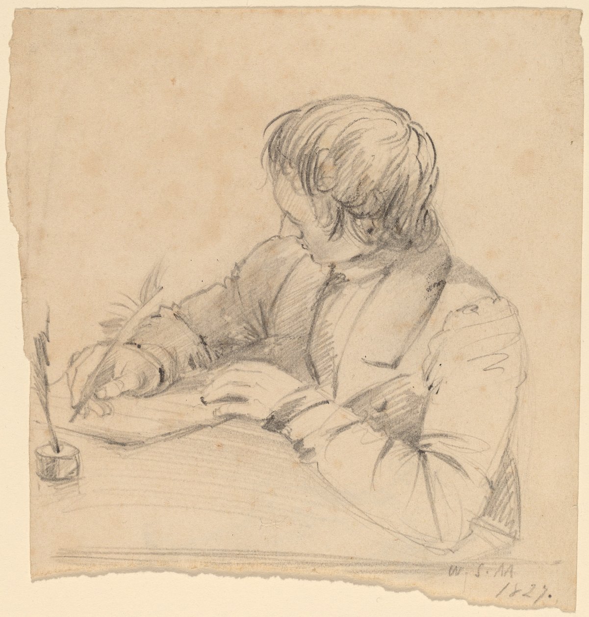 Shepard Alonzo Mount, wiek 23 lata [odbyt] autorstwa William Sidney Mount